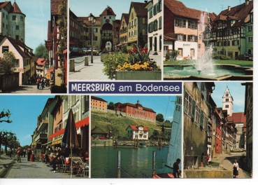 Ansichtskarte Meersburg am Bodensee, Mehrbildkarte